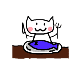 Daily life of the cat sticker #1232171