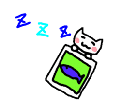 Daily life of the cat sticker #1232176