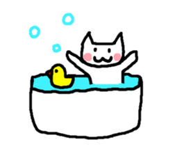 Daily life of the cat sticker #1232189