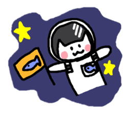 Daily life of the cat sticker #1232201