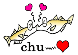 Let's play with the fish sticker #1232397