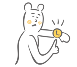 bear to look back sticker #1232432