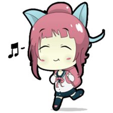 Chiyo, the sweet and funny school girl sticker #1232682