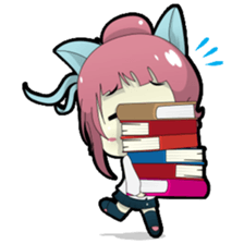 Chiyo, the sweet and funny school girl sticker #1232683