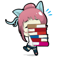 Chiyo, the sweet and funny school girl sticker #1232683