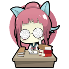 Chiyo, the sweet and funny school girl sticker #1232684