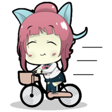 Chiyo, the sweet and funny school girl sticker #1232685