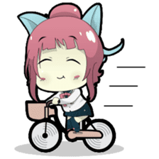 Chiyo, the sweet and funny school girl sticker #1232685