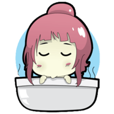 Chiyo, the sweet and funny school girl sticker #1232687