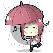 Chiyo, the sweet and funny school girl sticker #1232689