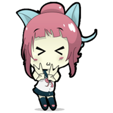 Chiyo, the sweet and funny school girl sticker #1232691