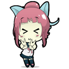 Chiyo, the sweet and funny school girl sticker #1232691