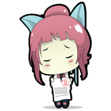 Chiyo, the sweet and funny school girl sticker #1232692