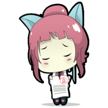 Chiyo, the sweet and funny school girl sticker #1232692
