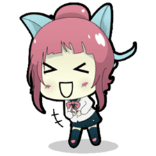 Chiyo, the sweet and funny school girl sticker #1232693