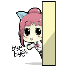 Chiyo, the sweet and funny school girl sticker #1232695