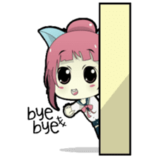 Chiyo, the sweet and funny school girl sticker #1232695