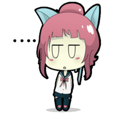 Chiyo, the sweet and funny school girl sticker #1232696
