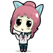 Chiyo, the sweet and funny school girl sticker #1232697