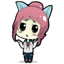 Chiyo, the sweet and funny school girl sticker #1232697