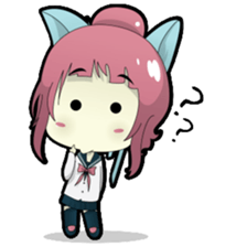 Chiyo, the sweet and funny school girl sticker #1232699