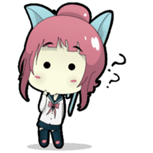 Chiyo, the sweet and funny school girl sticker #1232699