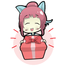 Chiyo, the sweet and funny school girl sticker #1232700