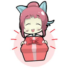 Chiyo, the sweet and funny school girl sticker #1232700