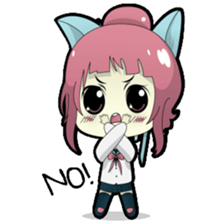 Chiyo, the sweet and funny school girl sticker #1232702