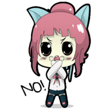 Chiyo, the sweet and funny school girl sticker #1232702