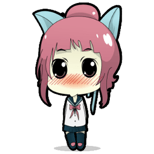 Chiyo, the sweet and funny school girl sticker #1232703