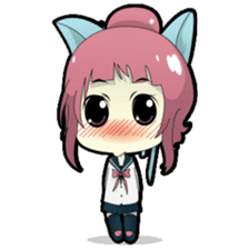 Chiyo, the sweet and funny school girl sticker #1232703