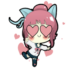 Chiyo, the sweet and funny school girl sticker #1232705