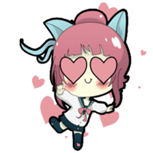 Chiyo, the sweet and funny school girl sticker #1232705