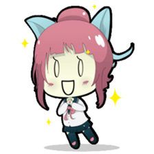 Chiyo, the sweet and funny school girl sticker #1232706