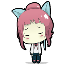 Chiyo, the sweet and funny school girl sticker #1232707