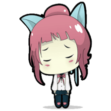 Chiyo, the sweet and funny school girl sticker #1232707