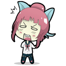 Chiyo, the sweet and funny school girl sticker #1232708