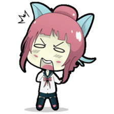 Chiyo, the sweet and funny school girl sticker #1232708