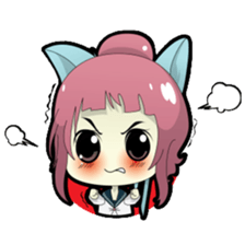 Chiyo, the sweet and funny school girl sticker #1232710