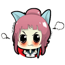 Chiyo, the sweet and funny school girl sticker #1232710
