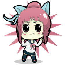 Chiyo, the sweet and funny school girl sticker #1232711