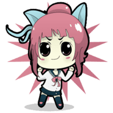 Chiyo, the sweet and funny school girl sticker #1232711