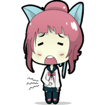 Chiyo, the sweet and funny school girl sticker #1232712