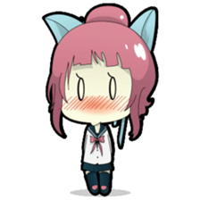 Chiyo, the sweet and funny school girl sticker #1232713