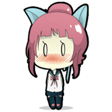 Chiyo, the sweet and funny school girl sticker #1232713