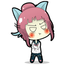Chiyo, the sweet and funny school girl sticker #1232715