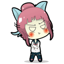 Chiyo, the sweet and funny school girl sticker #1232715