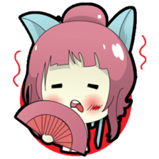 Chiyo, the sweet and funny school girl sticker #1232716