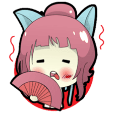 Chiyo, the sweet and funny school girl sticker #1232716